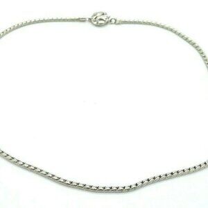 Pcraft Silver Tone Tight Coil Textured Necklace